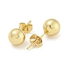 Brass Ear Studs EJEW-P261-01C-G-2
