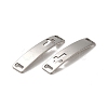 Tarnish Resistant 201 Stainless Steel Connector Charms STAS-D244-31P-E-3