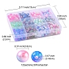 360Pcs 12 Style Rainbow ABS Plastic Imitation Pearl Beads OACR-YW0001-02-4