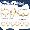 16Pcs Brass Earring Findings KK-ME0002-50-2