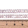 Electroplate Transparent Glass Beads Strands EGLA-N022-09A-B10-4