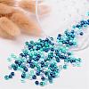 Carribean Blue Mix Pearlized Glass Pearl Beads HY-X006-4mm-03-3