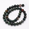 Natural Bloodstone Beads Strands G-N0166-04-4mm-2