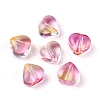 Electroplate Glass Beads EGLA-E059-F-3