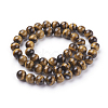 Natural Tiger Eye Beads Strands G-G099-8mm-4-2