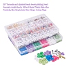 DIY Terracotta and Alphabet Beads Jewelry Making DIY-YW0002-59-3