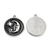 Alloy Enamel Pendants FIND-C032-08B-02P-1