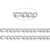 Tarnish Resistant 304 Stainless Steel Figaro Chains CHS-M001-04P-2