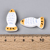 Printed Opaque Resin Beads RESI-N043-22E-4
