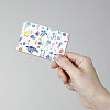 Rectangle PVC Plastic Waterproof Card Stickers DIY-WH0432-234-5