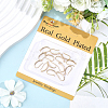 20Pcs Brass Earring Hooks KK-BBC0024-44-6