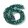 Electroplate Glass Beads Strands EGLA-A034-T6mm-C03-5