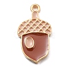 Thanksgiving Day Alloy Enamel Pendants ENAM-D060-01E-KCG-1