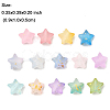 200Pcs Frosted Acrylic Charms OACR-FP0001-25-6