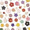 132Pcs Alloy Enamel Pendants DIY-FS0009-12-2