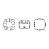 Preciosa® MAXIMA Crystal in Sew-On Cup X-PRC-SS29-50000-G-3