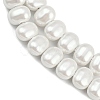 Electroplated Shell Pearl Beads Strands BSHE-H113-04C-3