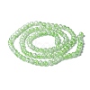 Baking Paint Crackle Glass Bead Strands CCG-S001-8mm-13-2