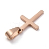 304 Stainless Steel Pendants STAS-P253-09RG-2