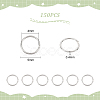 150Pcs 925 Sterling Silver Open Jump Rings STER-UN0001-01-4