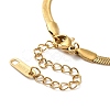 Ion Plating(IP) 304 Stainless Steel Herringbone Chain Bracelet for Men Women BJEW-E058-01B-G-3