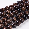 Natural Red Tiger Eye Beads Strands X-G-C076-8mm-1D-1