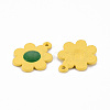 Spray Painted Alloy Enamel Pendants PALLOY-T075-128B-RS-3