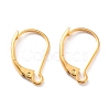 Ion Plating(IP) 304 Stainless Steel Leverback Earring Findings X-STAS-K233-04G-01-1