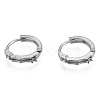 Tarnish Resistant 304 Stainless Steel Hoop Earrings Findings STAS-N092-189-2