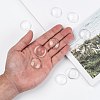 Transparent Glass Cabochons X-GGLA-R026-25mm-7