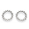 Tibetan Style Alloy Linking Rings PALLOY-T075-208AS-2