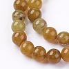 Natural Crackle Agate Stone Bead Strands G-R193-16-8mm-3