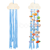 Cloud Wooden Hairpin Hair Clip Hanging Holder Storage Organizer WH-WG78846-05-1