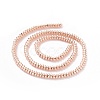 Electroplate Non-magnetic Synthetic Hematite Beads Strands G-L485-04B-LRG-2
