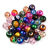 Mixed Style & Mixed Color Round Spray Painted Glass Beads DGLA-X0003-6mm-2
