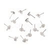 Tarnish Resistant 304 Stainless Steel Stud Earring Findings STAS-E025-1-3