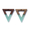 Resin & Walnut Wood Pendants RESI-S358-56C-2