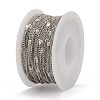 Tarnish Resistant 304 Stainless Steel Figaro Chains CHS-N002-03P-4