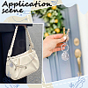 12Pcs Stainless Steel Keychains KEYC-BM0001-08-5