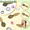 DIY Flat Round Bookmark Making Kits DIY-SC0032-07A-3