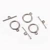 Tibetan Style Toggle Clasps TIBEP-A12208-S-FF-2