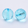 Transparent Acrylic Beads X-TACR-Q254-8mm-V40-3