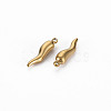 Ion Plating(IP) 304 304 Stainless Steel Charms X-STAS-N097-105LG-NR-2