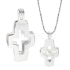 925 Sterling Silver Empty Bead Cage Pendants STER-WH0005-63-1
