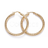 304 Stainless Steel Hoop Earrings EJEW-L232-034B-G-1