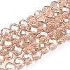 Electroplate Glass Beads Strands EGLA-A034-T4mm-A29-1