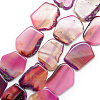 Natural Agate Beads Strands G-S235-02-1