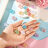 20Pcs UV Plating Transparent Acrylic Beads OACR-TA0001-67-6