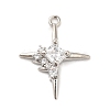 Brass Micro Pave Cubic Zirconia Pendants LS-KK-Q772-04P-1
