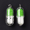 Translucent Plastic Pendants KY-L006-29D-3
